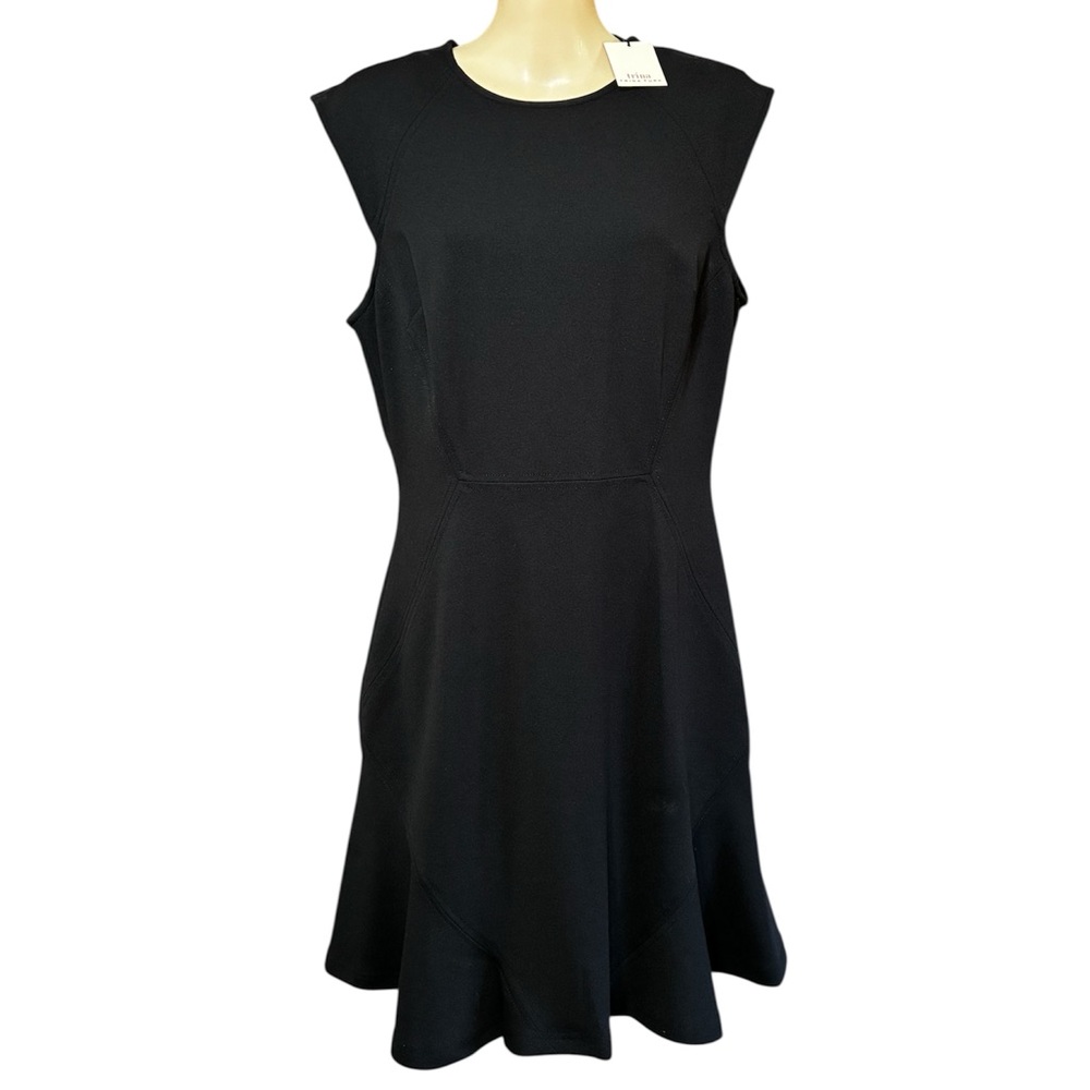 Trina Turk Little Black Dress Sleeveless Fit & Flare Size 4 NWT